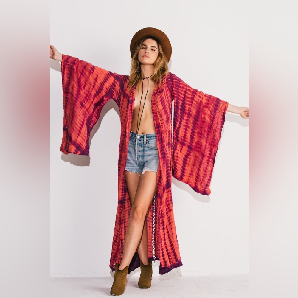 Jen’s Pirate Booty Wood Creek Tie Dye Kimono
